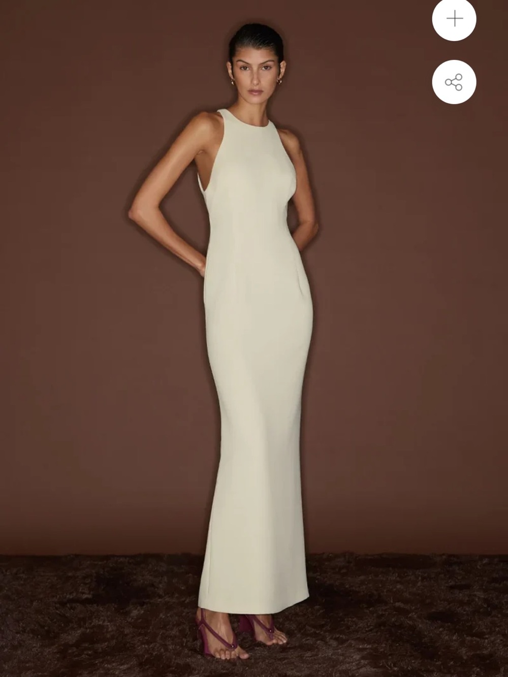 Paris Georgia ‘Maxine’ Dress in ‘Butter’ size L NWT
